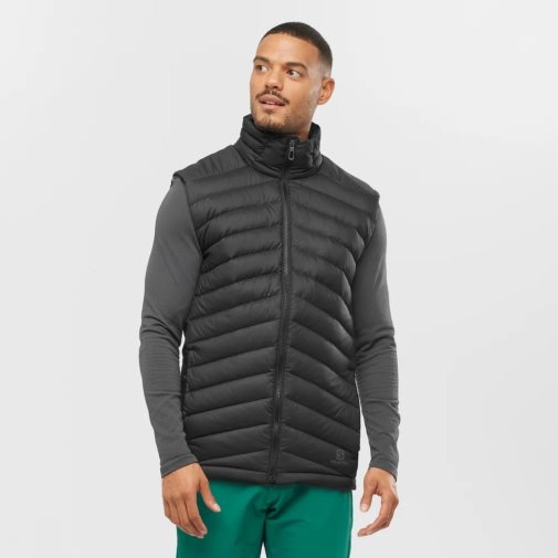 Black Salomon Essential Xwarm Down Men's Insulated Vests | IE FO8521